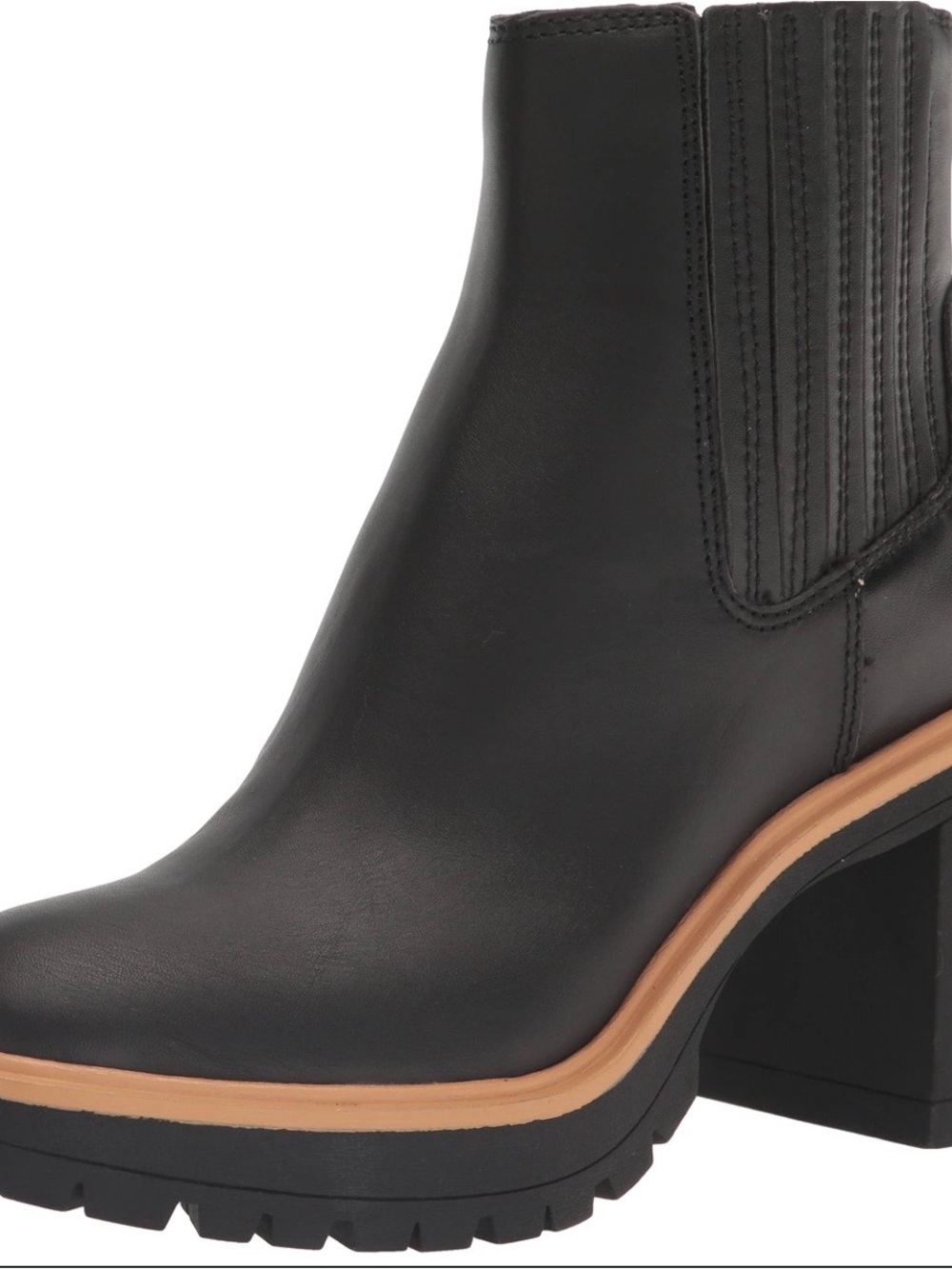 Dolce Vita black platform booties